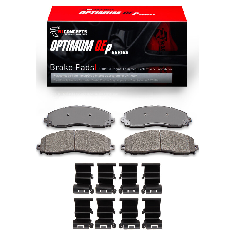 Ford F-450 Super Duty Brake Pads - Rear - R1 Concepts - Optimum OE - `11-`22 Ford F-450 Super Duty Brake Pads - Rear - R1 Concepts - Optimum OE - `11-`22